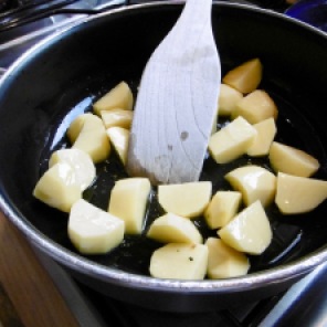 1.Schritt- Kartoffeln